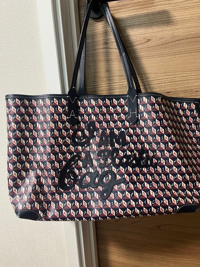 アニヤハインドマーチ I AM A Plastic Bag トートバッグ