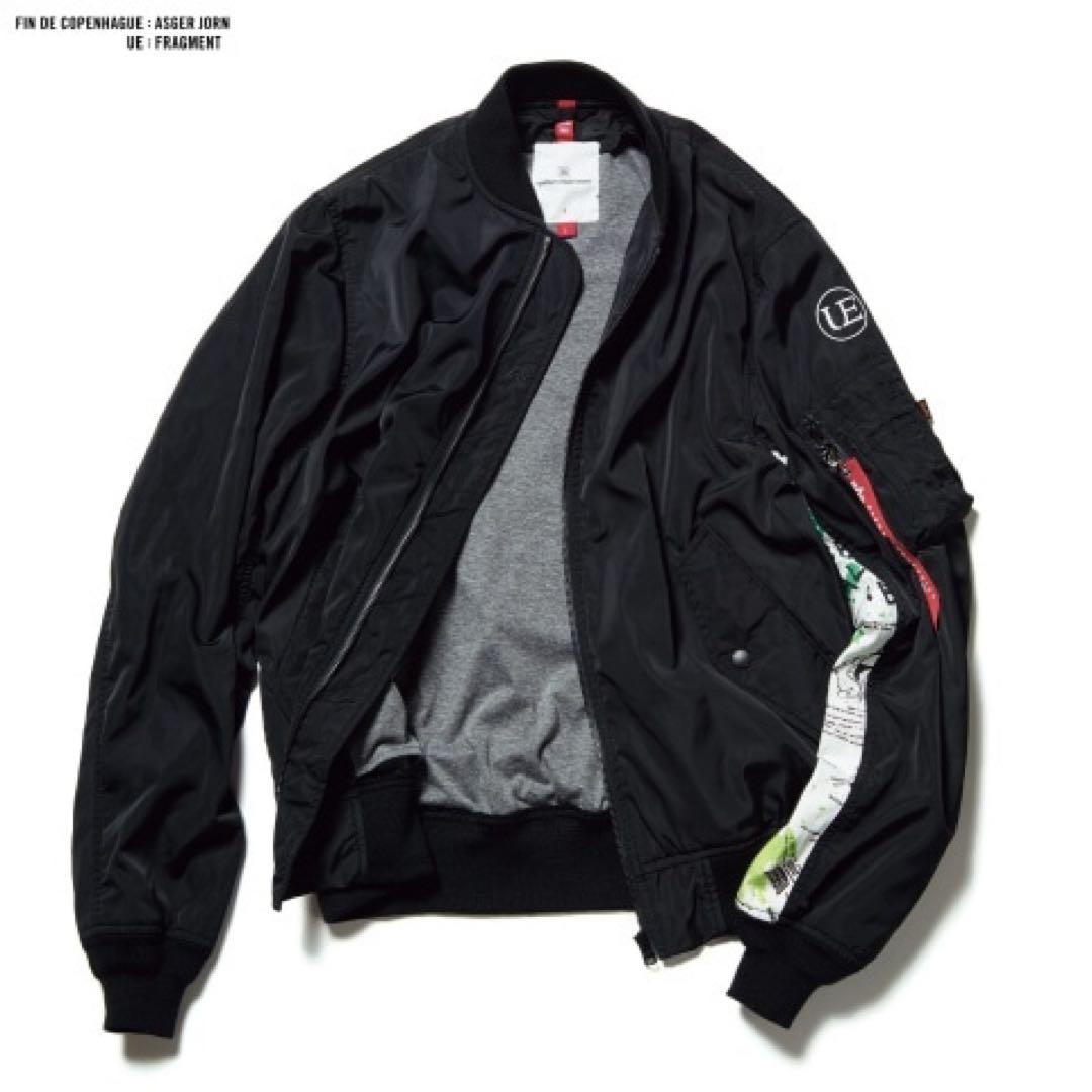 ジャケット・アウター uniform experiment ASGER JORN ALPHA MA-1