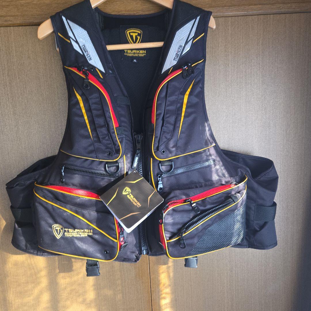 ★【新品】釣研 フローティングベスト　TV222 XL