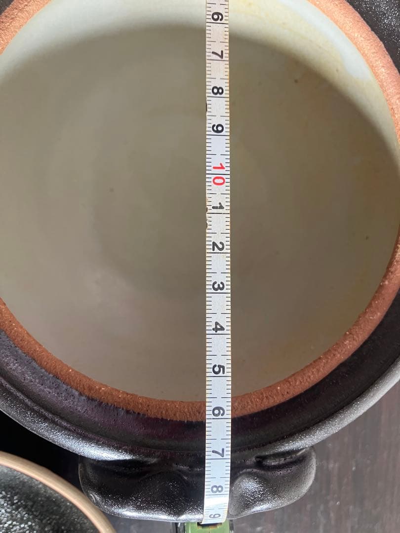 ☆未使用☆萬古焼　柚子天目　小鍋　5号 3個セット