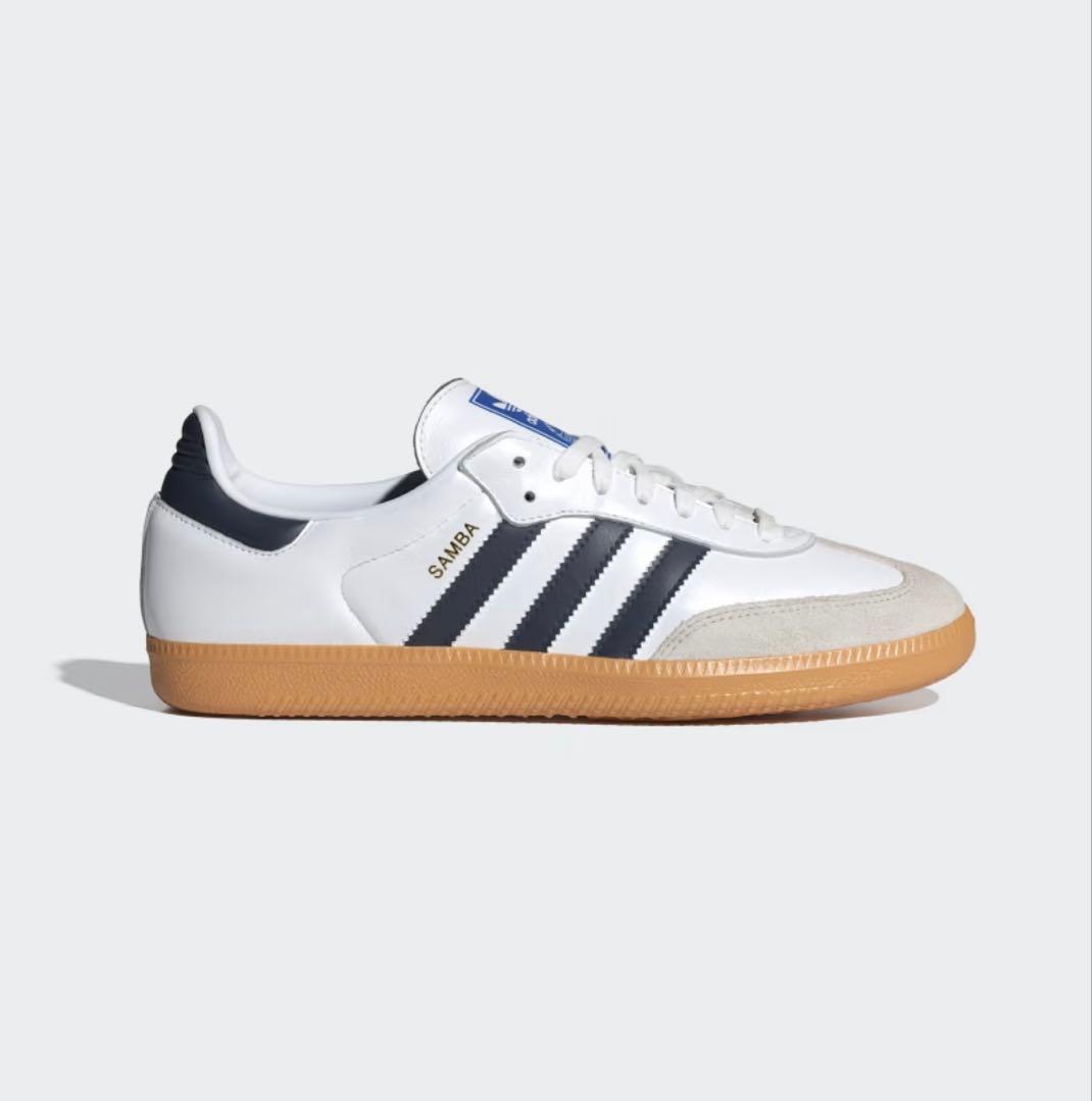 adidas Samba ホワイト/ネイビー SAMBA OG
