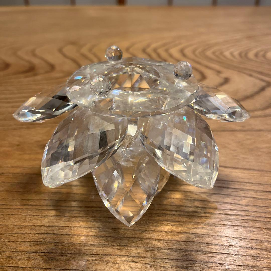 スワロフスキー キャンドルホルダー ラージサイズ Lサイズ 未使用 クリスマス