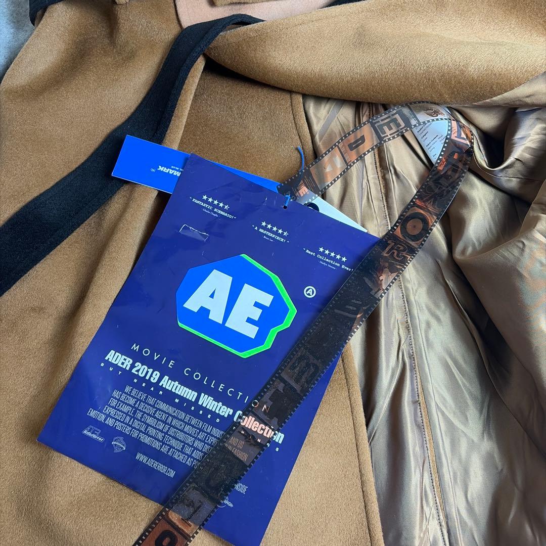ジャケット・アウター ADER Robe wool trench coat BROWN A1