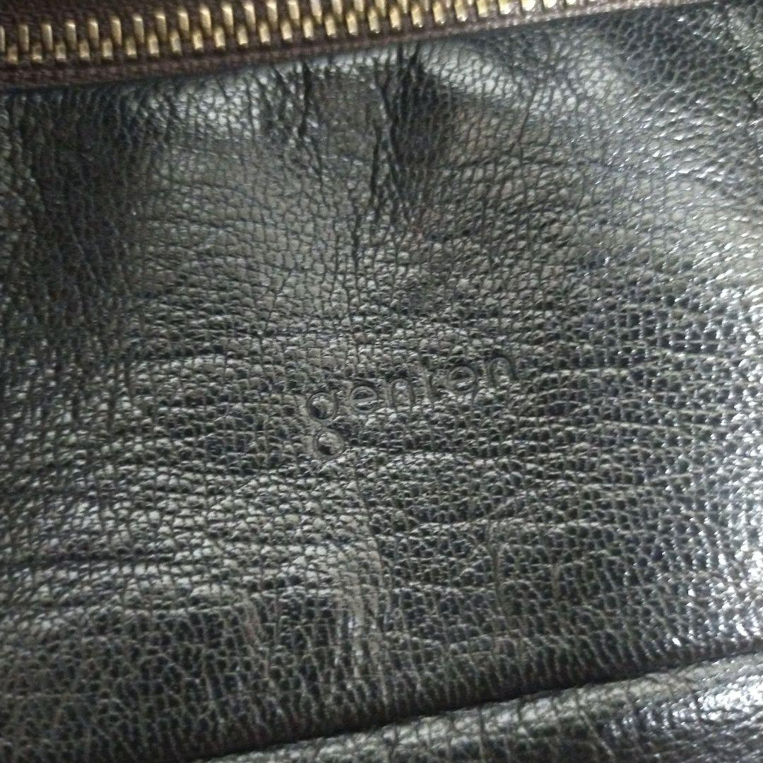 【dainu】genten リュック　ゴートベーシック　山羊革　黒