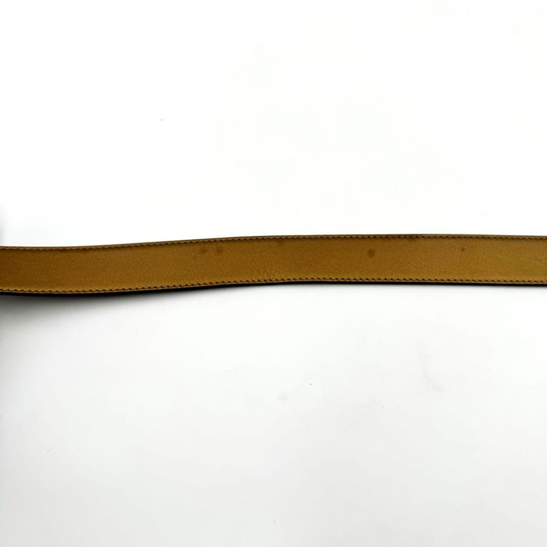 美品✨LOEWE ロエベ　ベルト　リバーシブル　アナグラム　本革　ゴールド　黒