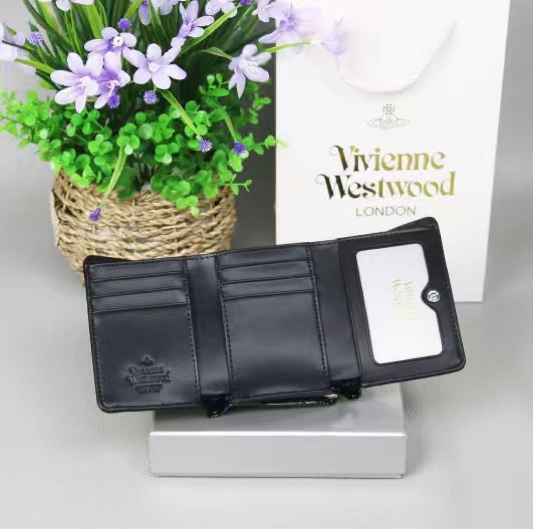 Vivienne Westwood ヴィヴィアン 三つ折り財布 レザーp.-