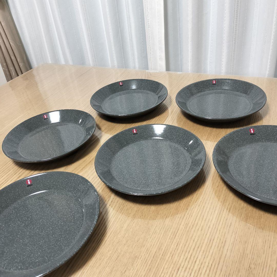 【廃盤色】 TEEMA 17cm プレート 6枚②