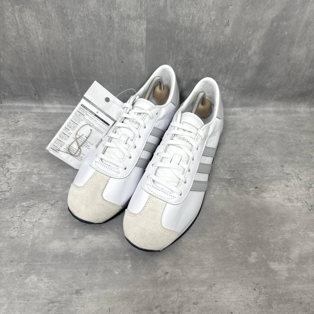 極美品 adidas country 26cm 天然皮革 レザー スニーカー