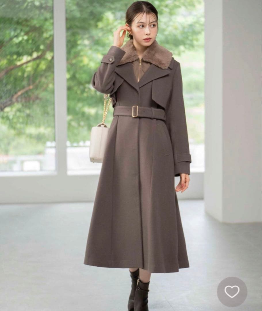 Noela ノエラ☆ファー付マルチロングコート M【美品】