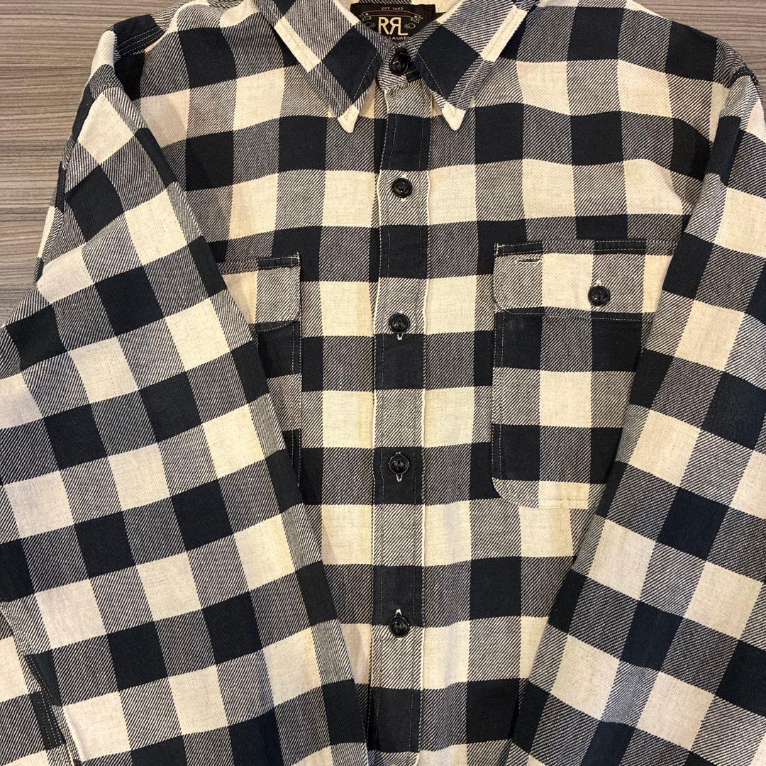 チェック ネルシャツ XL ダブルアールエル ヴィンテージ