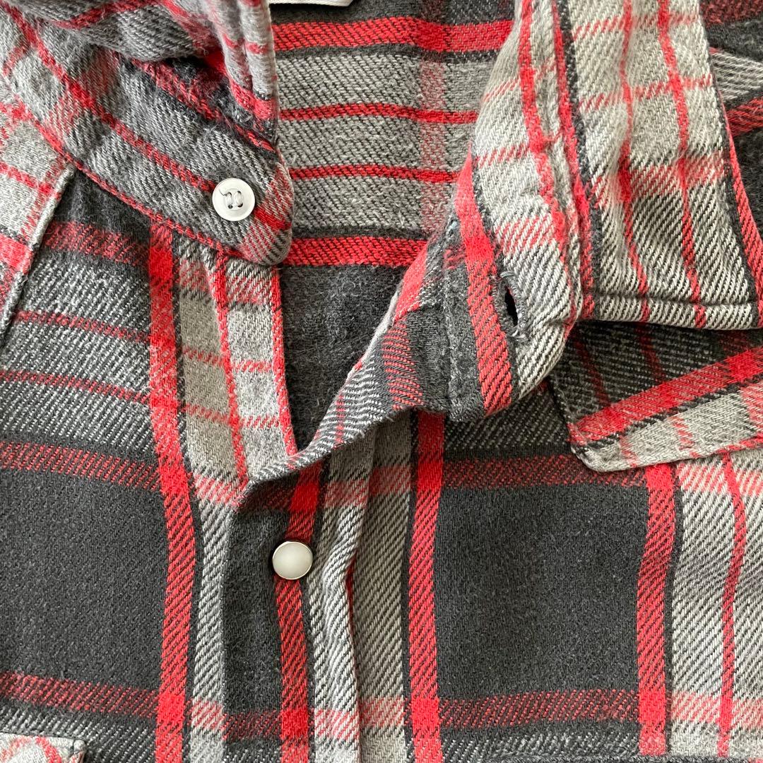 80s DAKOTA FIVE BROTHER ネルシャツ USA製 XL