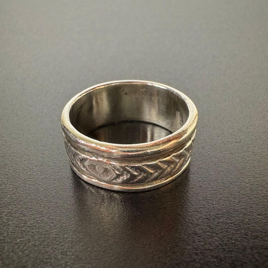 ナバホ　ブルースモーガン　リング　約15号　インディアンジュエリー