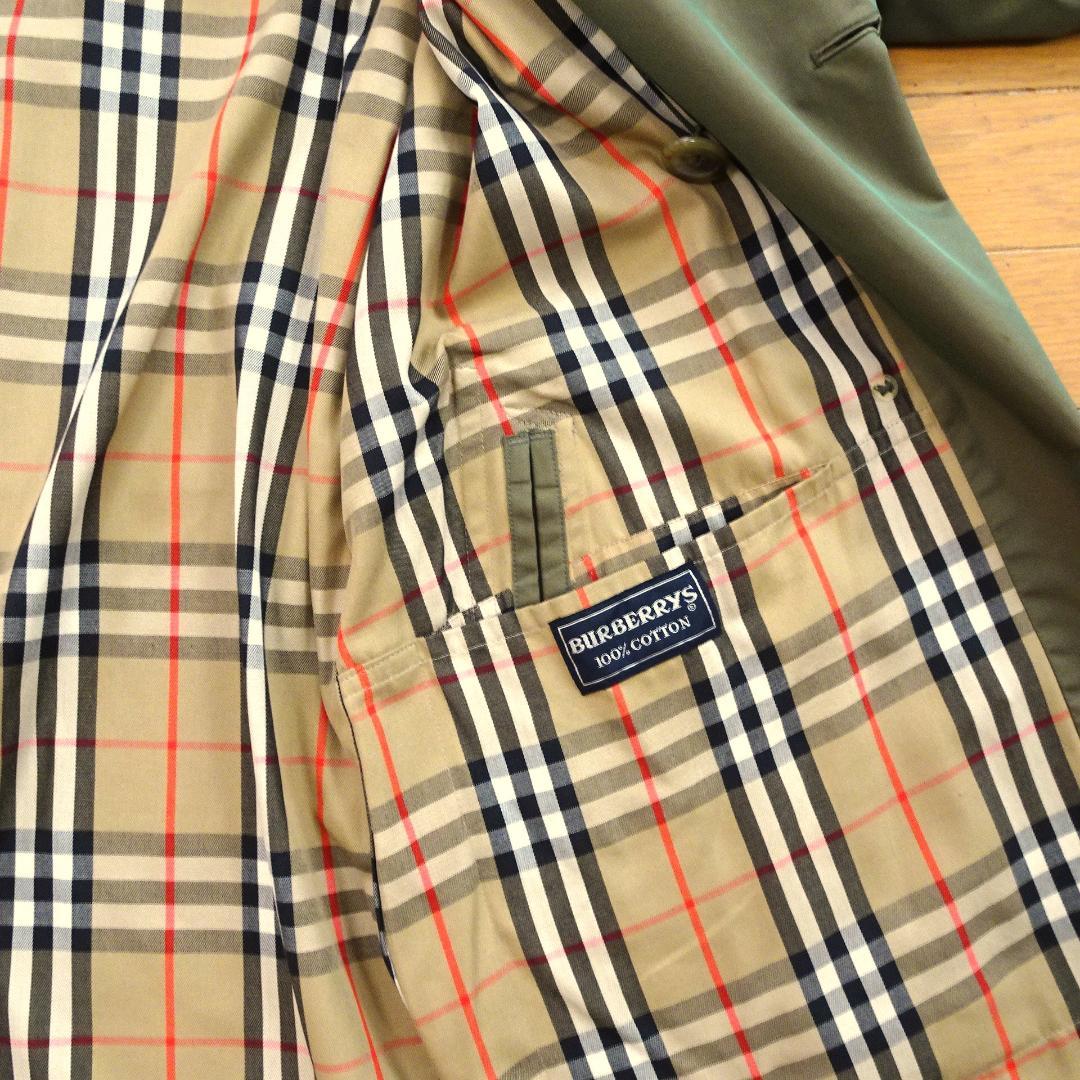 Burberrys' トレンチコート　ノバチェック　'80年代　ヴィンテージ