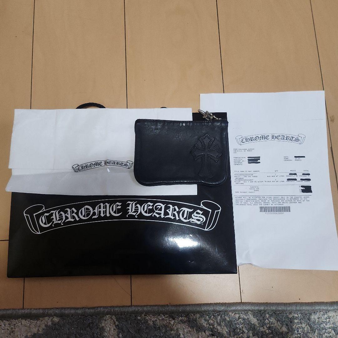 CHROME HEARTS チェンジパース レザークロスパッチ ケース