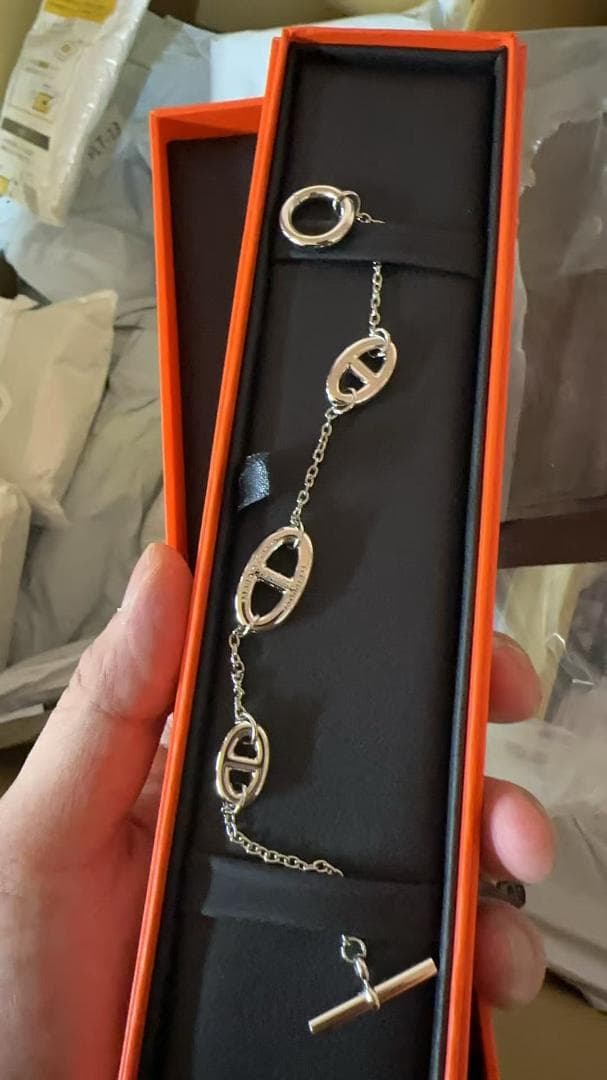 VVIP顧客エルメスシェーヌダンクル ファランドール ブレスレット LGサイズ