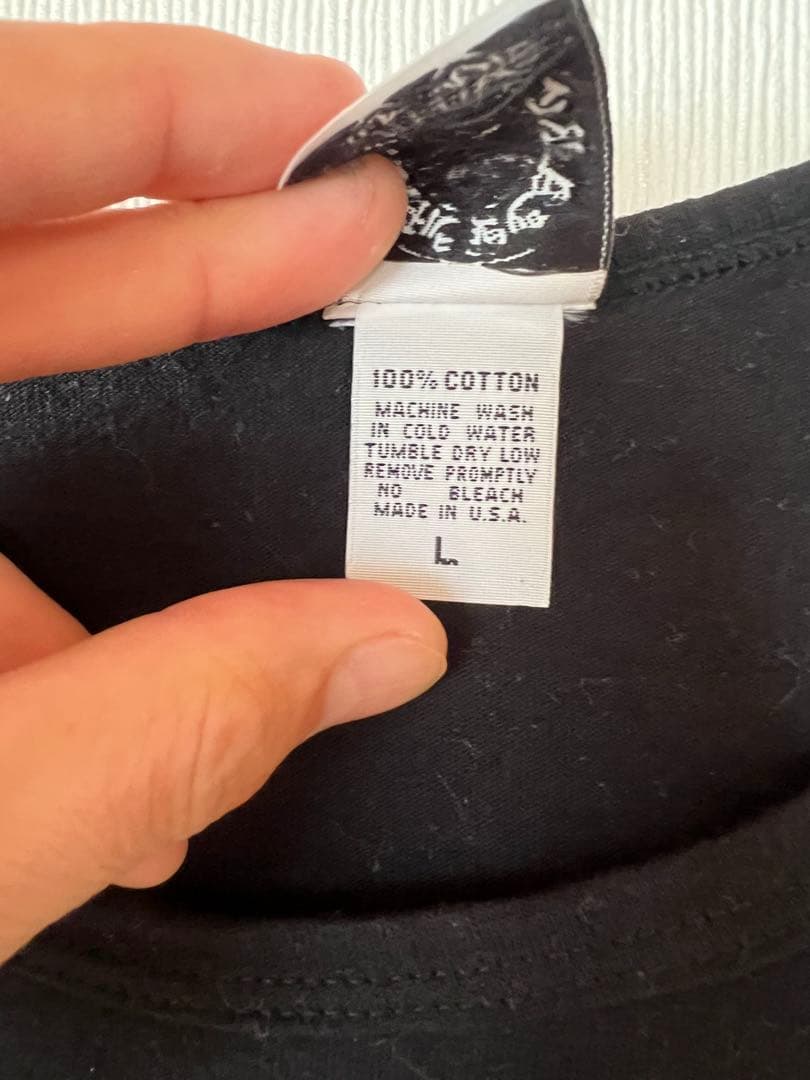 あ*ろ様 CHROME HEARTS クロムハーツ 黒 タンクトップ L ヴィン