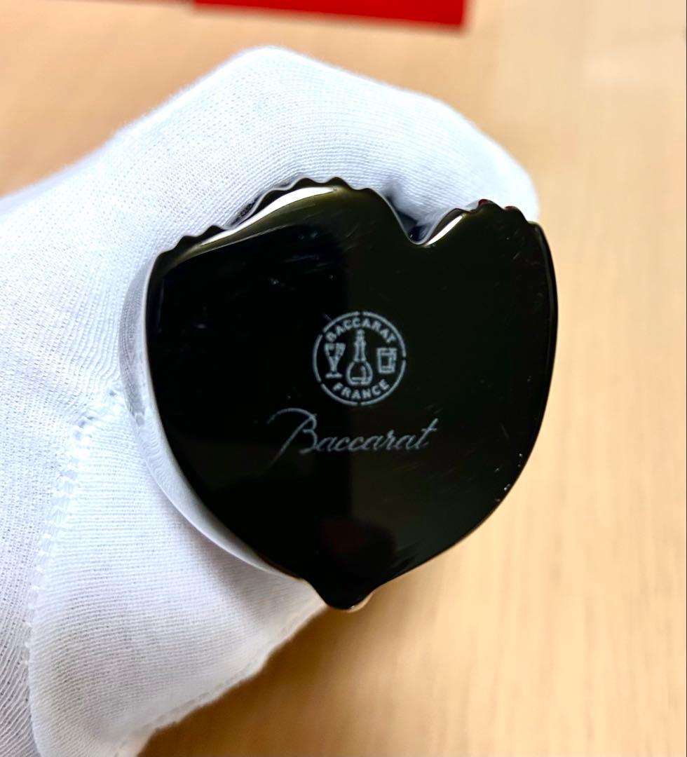 Baccarat バカラ 招き猫 レッド ブルー 2体 新品座布団2枚 付属品有