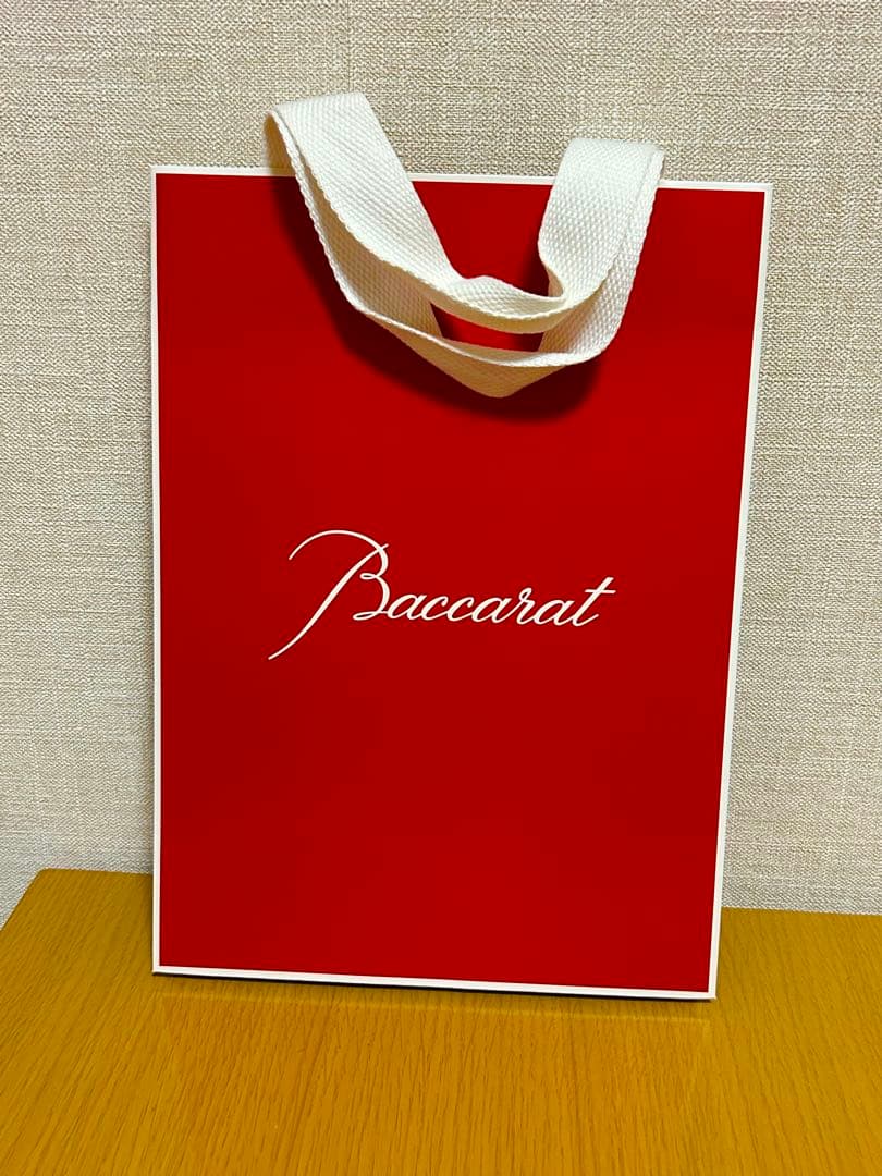 Baccarat バカラ 招き猫 レッド ブルー 2体 新品座布団2枚 付属品有
