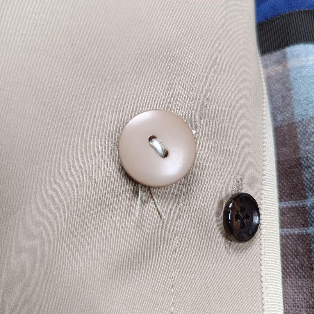 美品✨現行レリアン　MANTECO社　ベルテッドトレンチコート　ウールライナー付