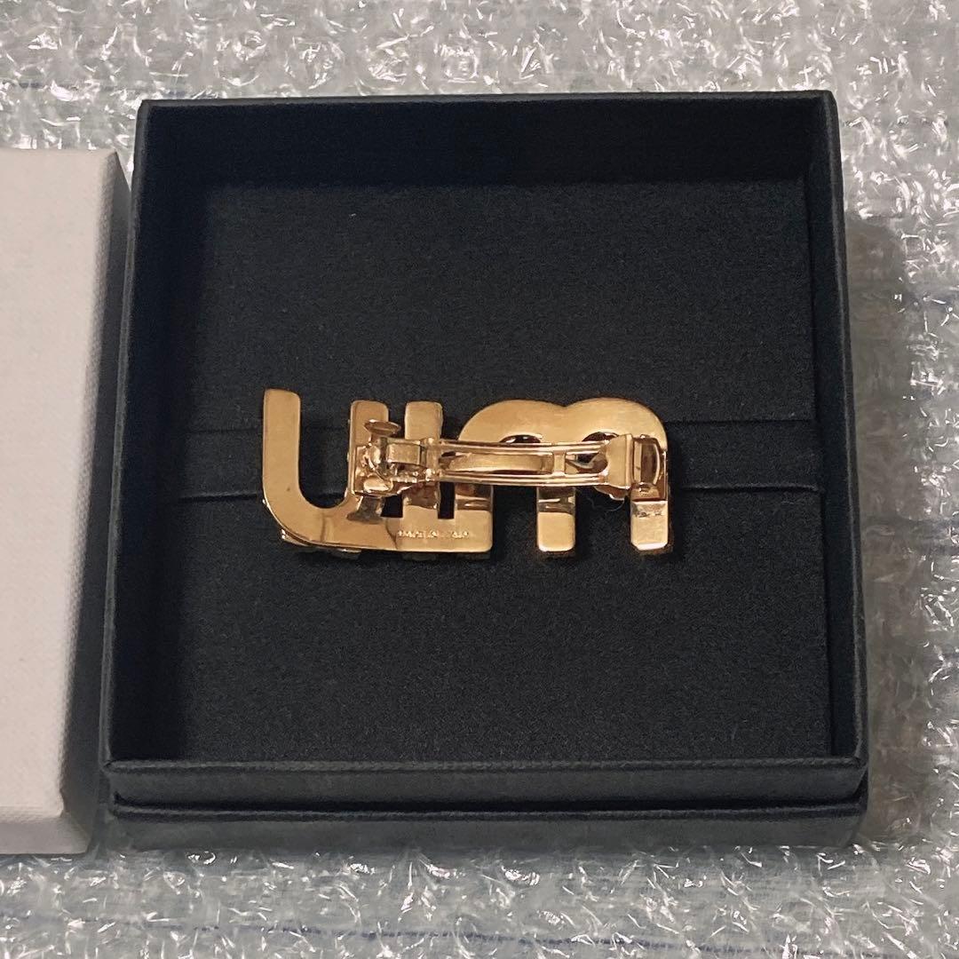 MIUMIU クリスタル ヘアクリップ ゴールド 正規品