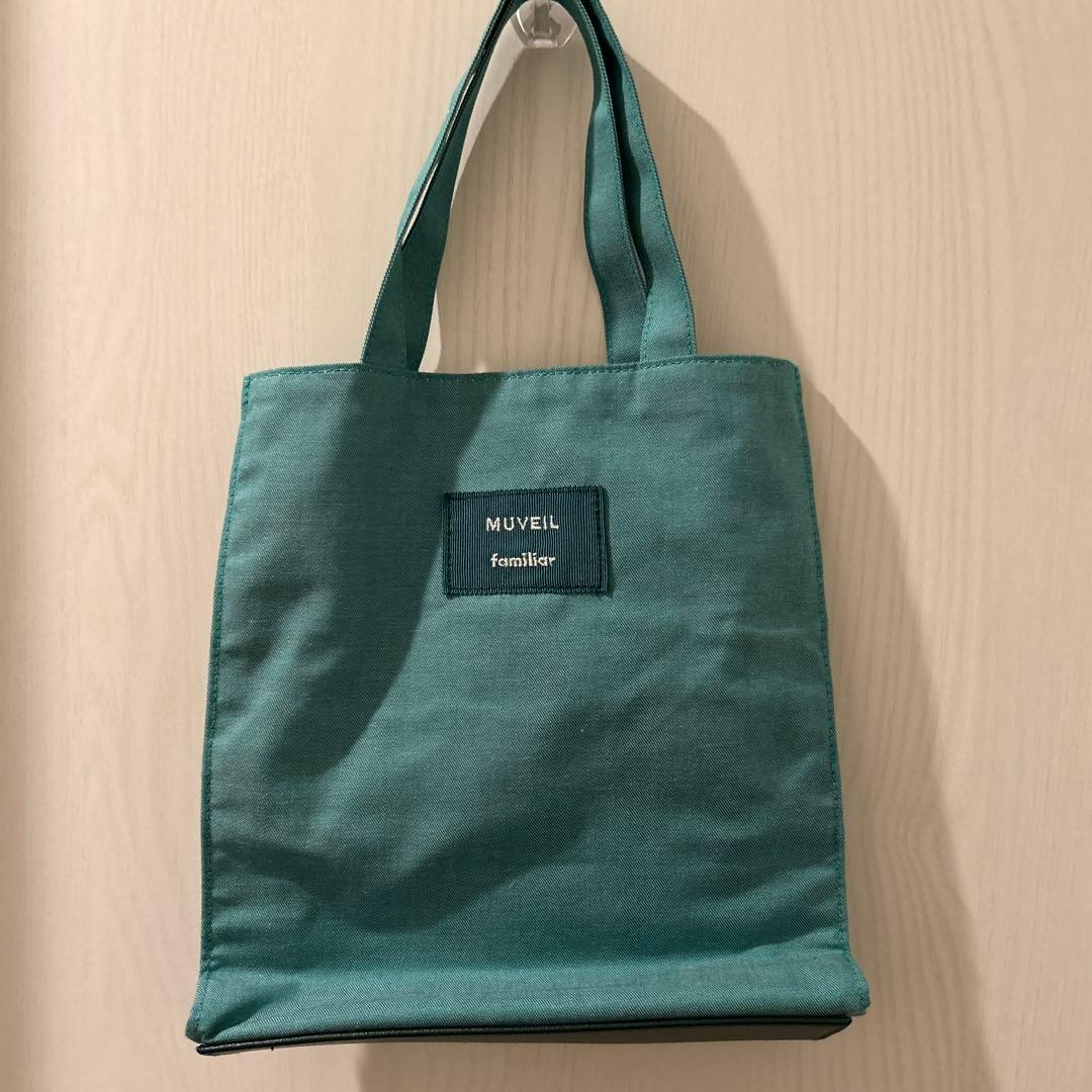 familiar ファミリア　MUVEIL トートバッグ グリーン