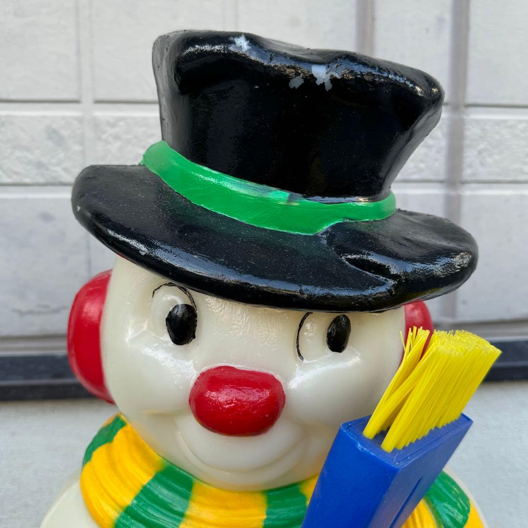 クリスマス　屋外スノーマンライト