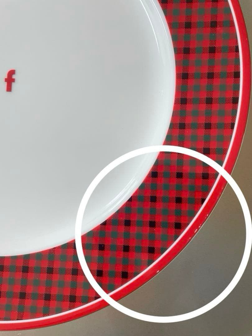 familiar☆レア　食器セット　ファミリアチェック　限定品　お皿　カトラリー