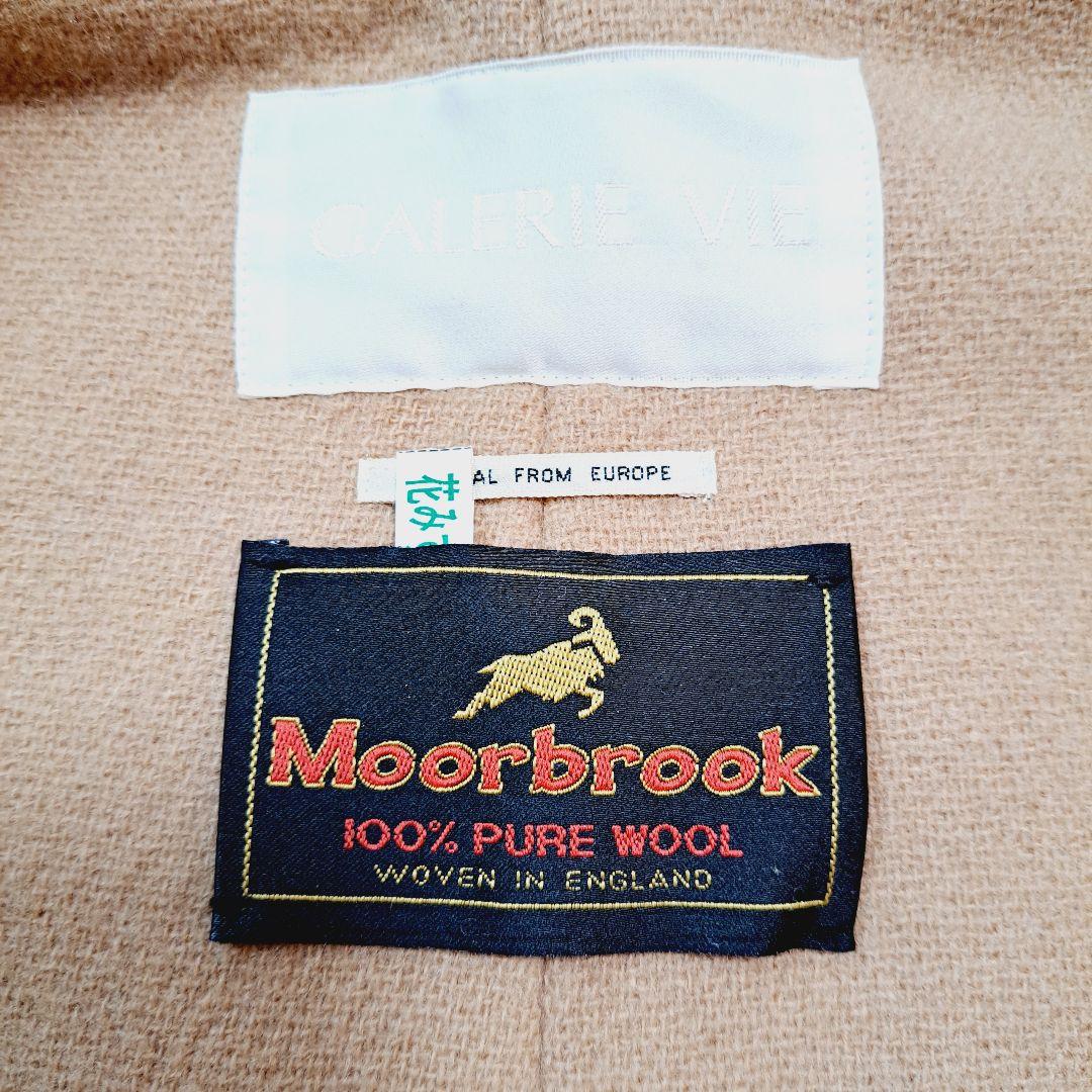 トゥモローランドMoorbrook生地ロング丈ダッフルコート FREEベージュ