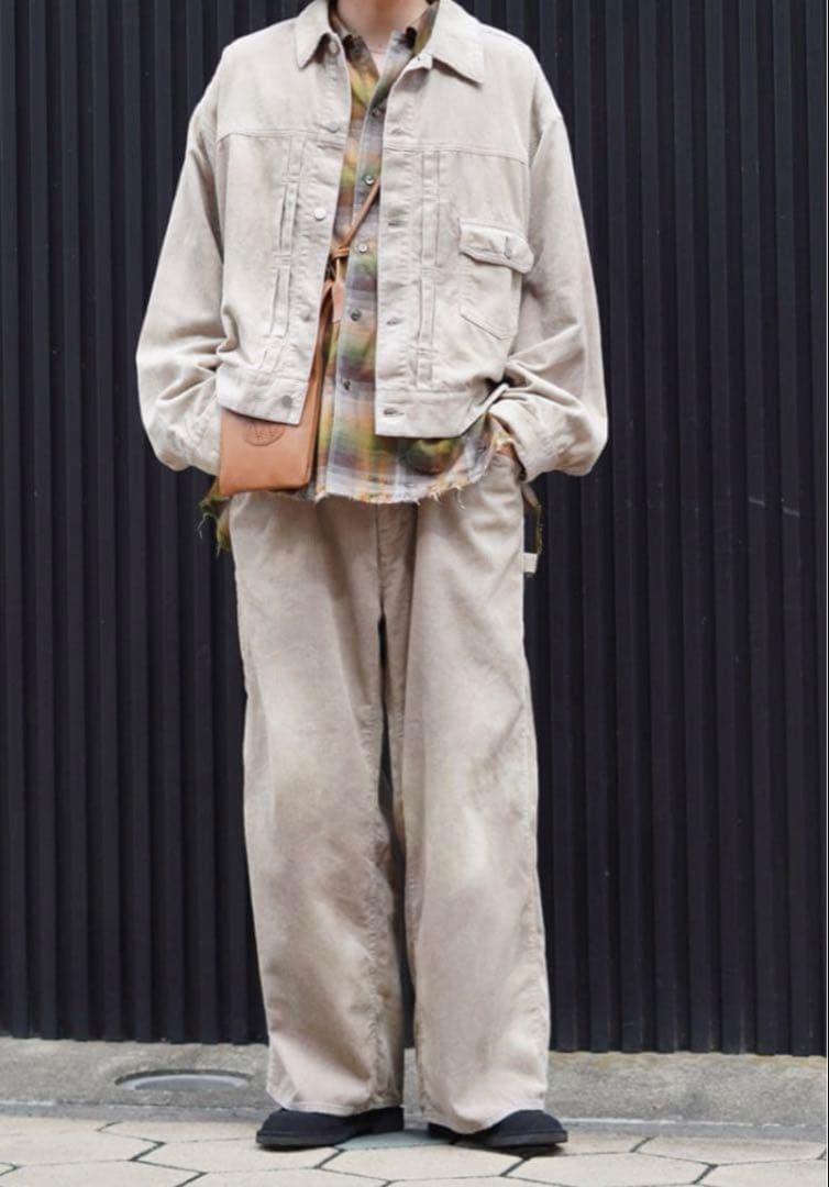 ジャケット・アウター CORDED VELVETEEN JACKET(GRAY) size3