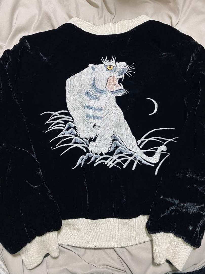 SCO JOHNBULL 日本 美品 スカジャン Unisex 別珍 レーヨン