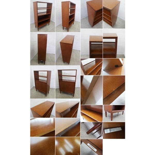 美品■カリモク60■ラバートリー■シェルフ■４段■7.3万円■ウォールナット色■