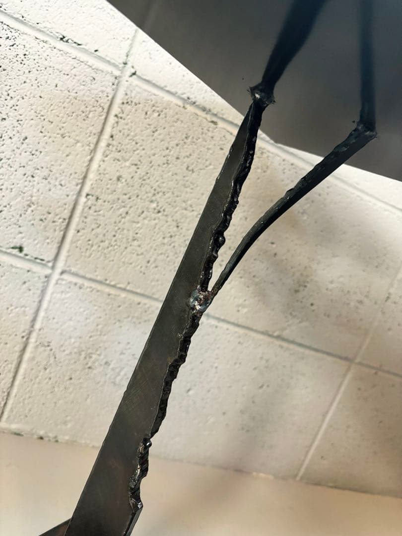 欅サイドテーブルアイアン家具観葉植物一輪挿し花台一枚板盆栽台