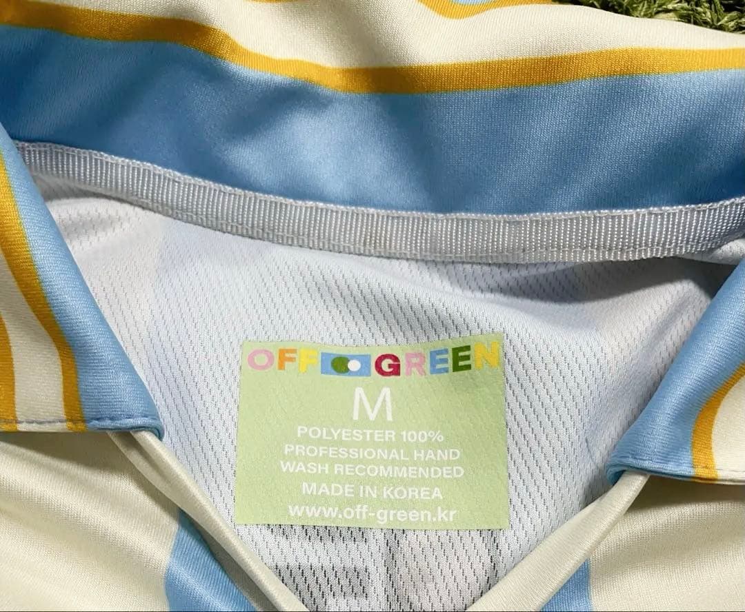 完売品 Off-Green Korea ゴルフウェア ポロシャツ Mサイズ