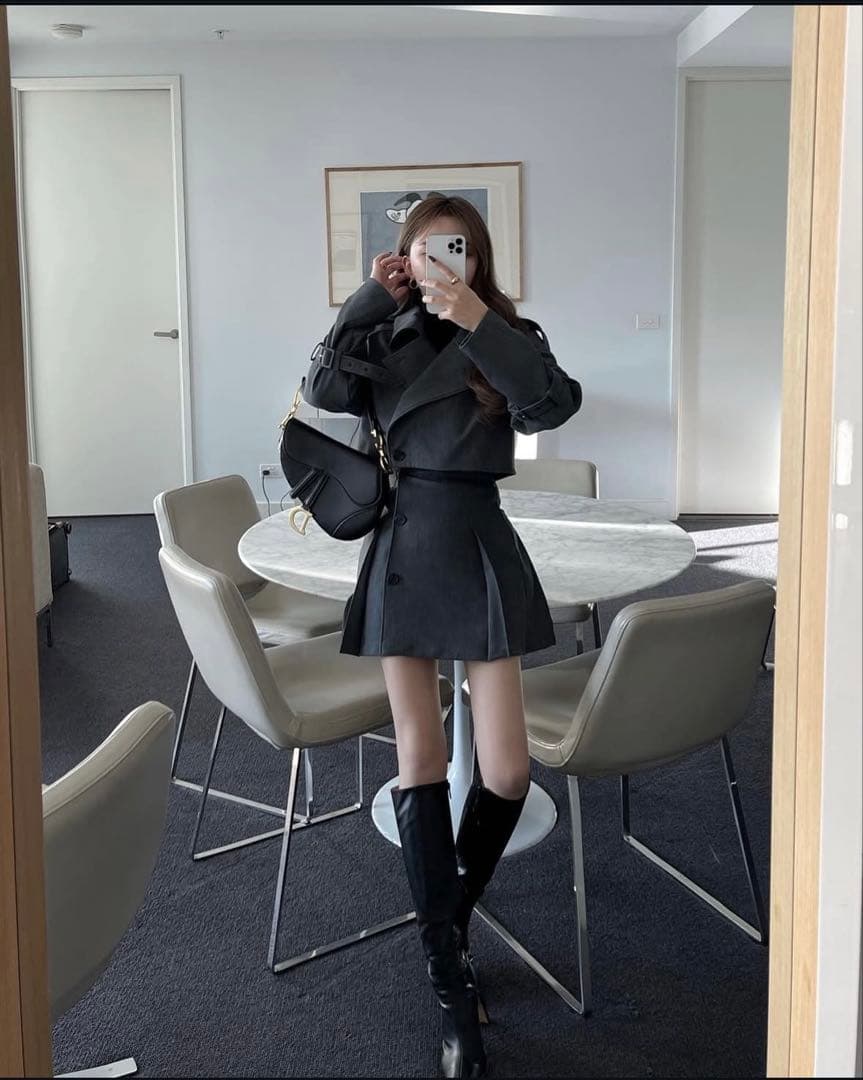 MAVIMOON ショートトレンチセットアップ　マビームーン　THETOE