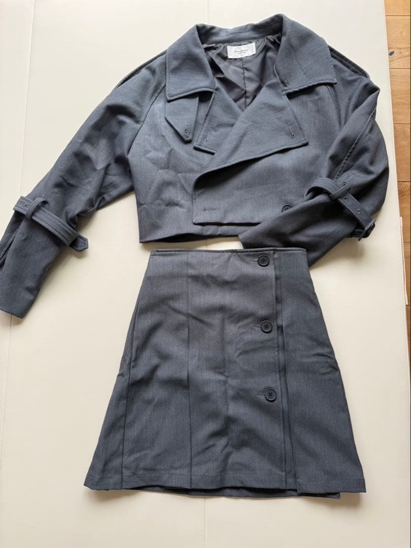 MAVIMOON ショートトレンチセットアップ　マビームーン　THETOE