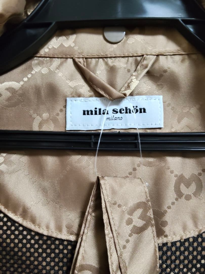 mila schon【ミラ・ショーン】トレンチコート兼レインコート(Ｍ〜Ｌ)新作