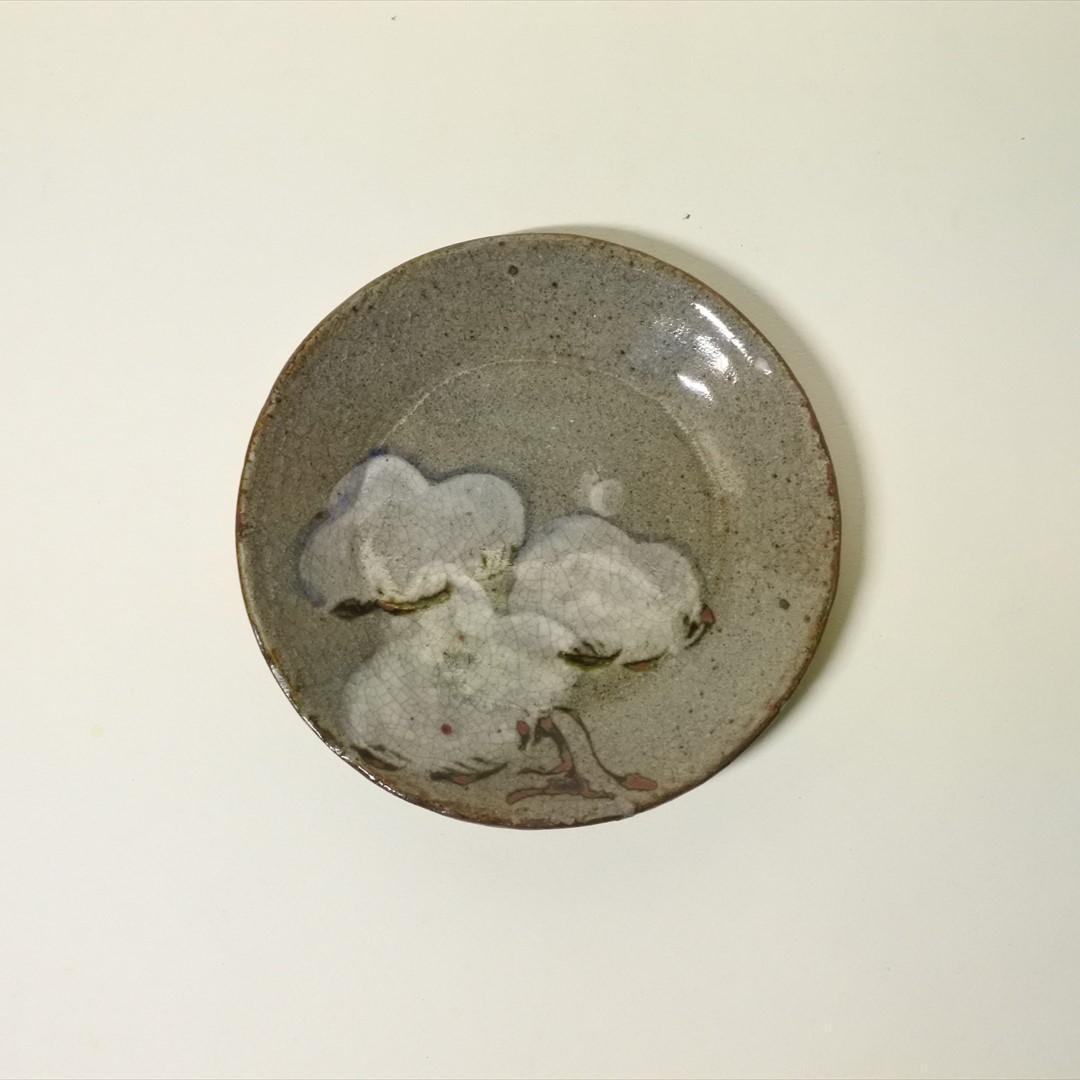 明治時代　犬山焼　銘々皿　菓子皿　６枚組　骨董品　アンティーク　d