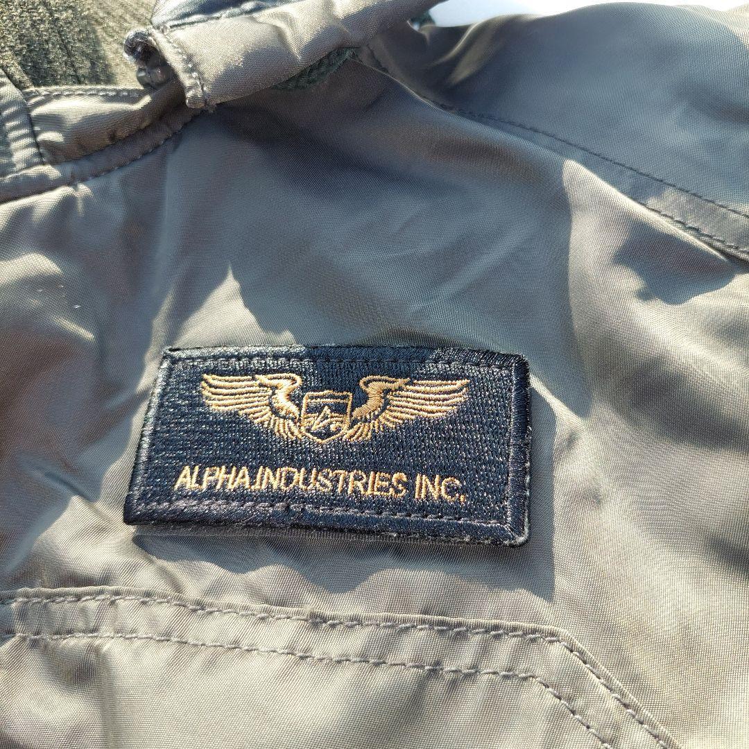 【美品】アルファインダストリーズ フライトジャケット MA-1 XL ミリタリー