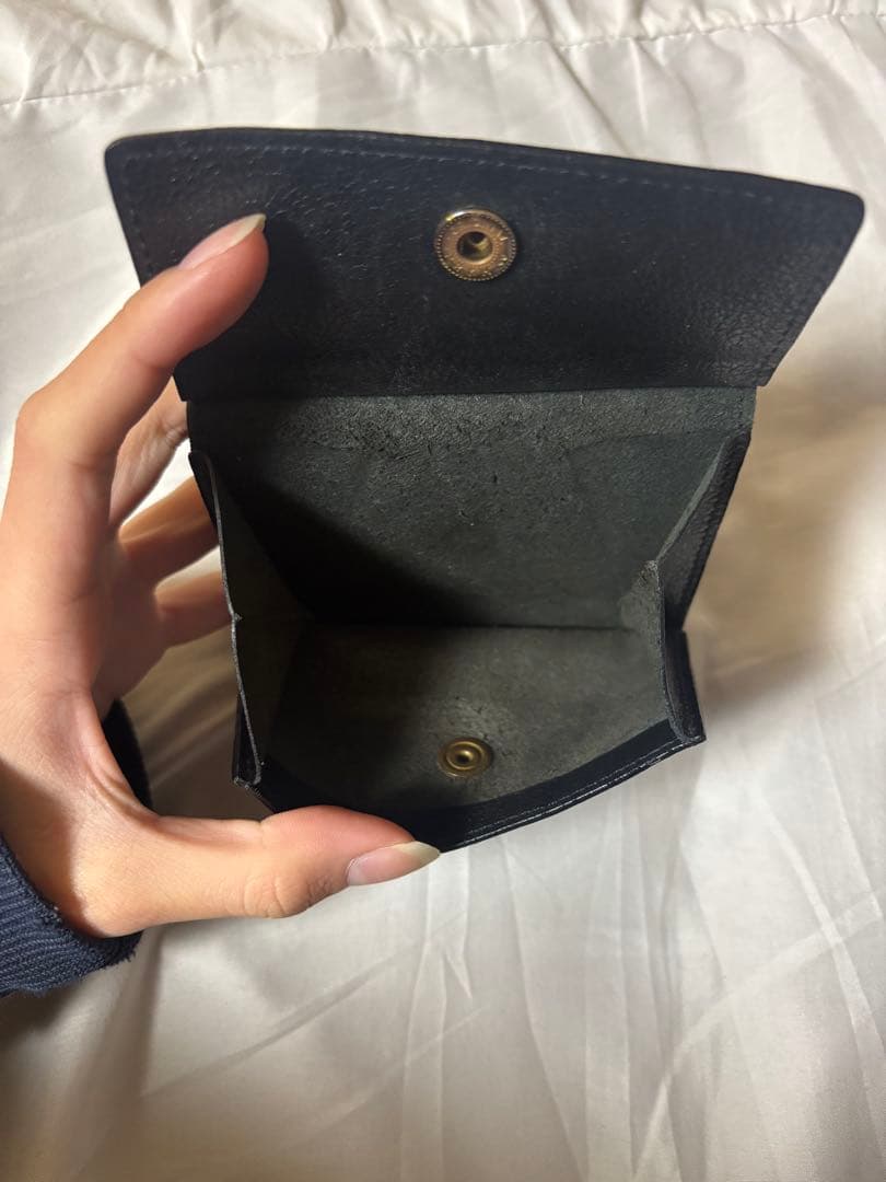 IL BISONTE 2つ折り財布 黒ブラック