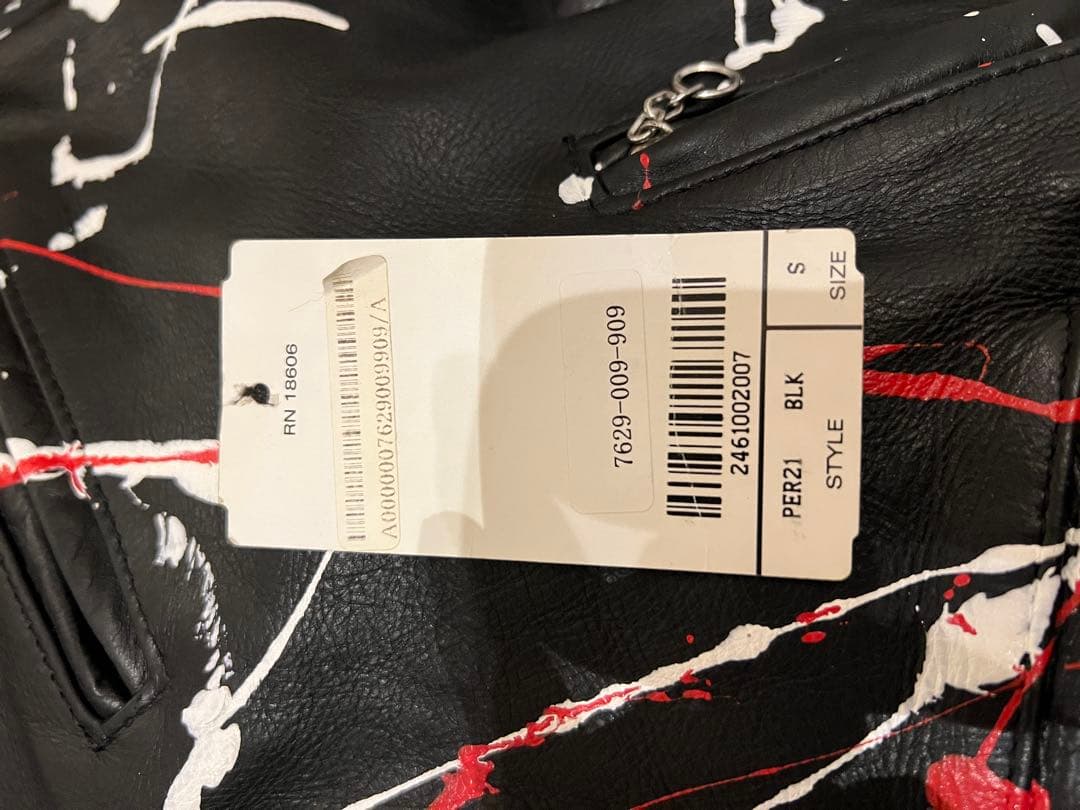 schott per21 626VN S レザーダブルライダースジャケット