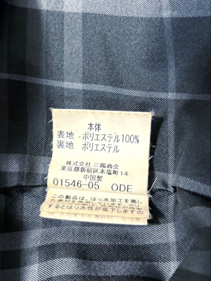 美品【BURBERRY GOLF】ステンカラーコート/ノバチェック/大きめ/LL