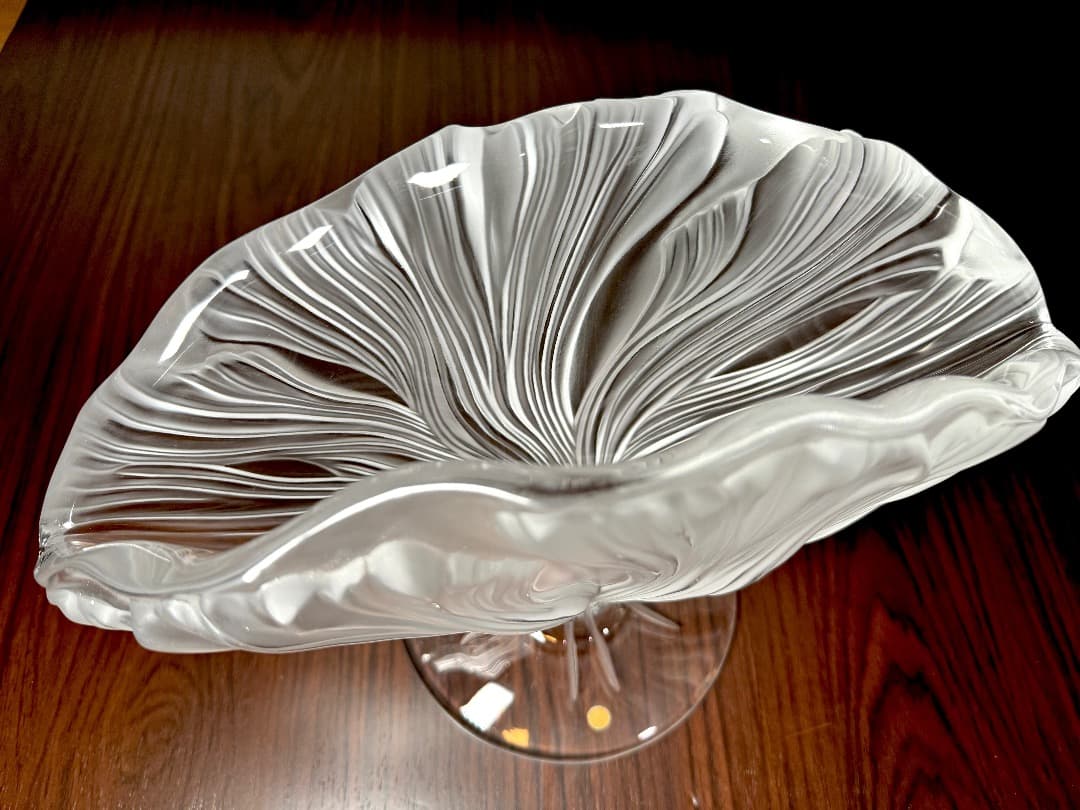 LALIQUE ラリック Ichor イコル クリスタルフラワーベース 花瓶