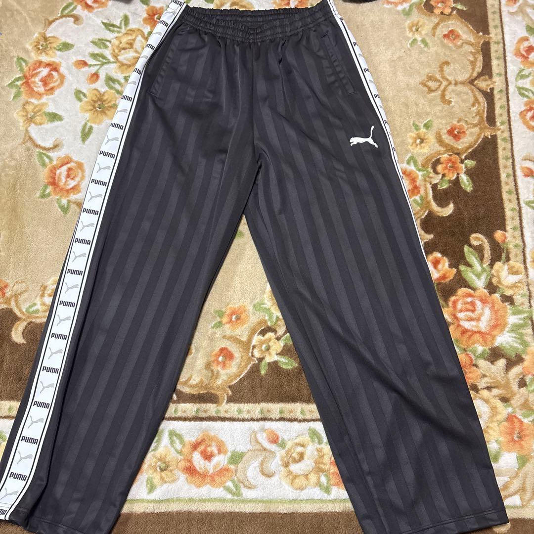 PUMA ストライプブラウンジャージ上下セット 希少カラー