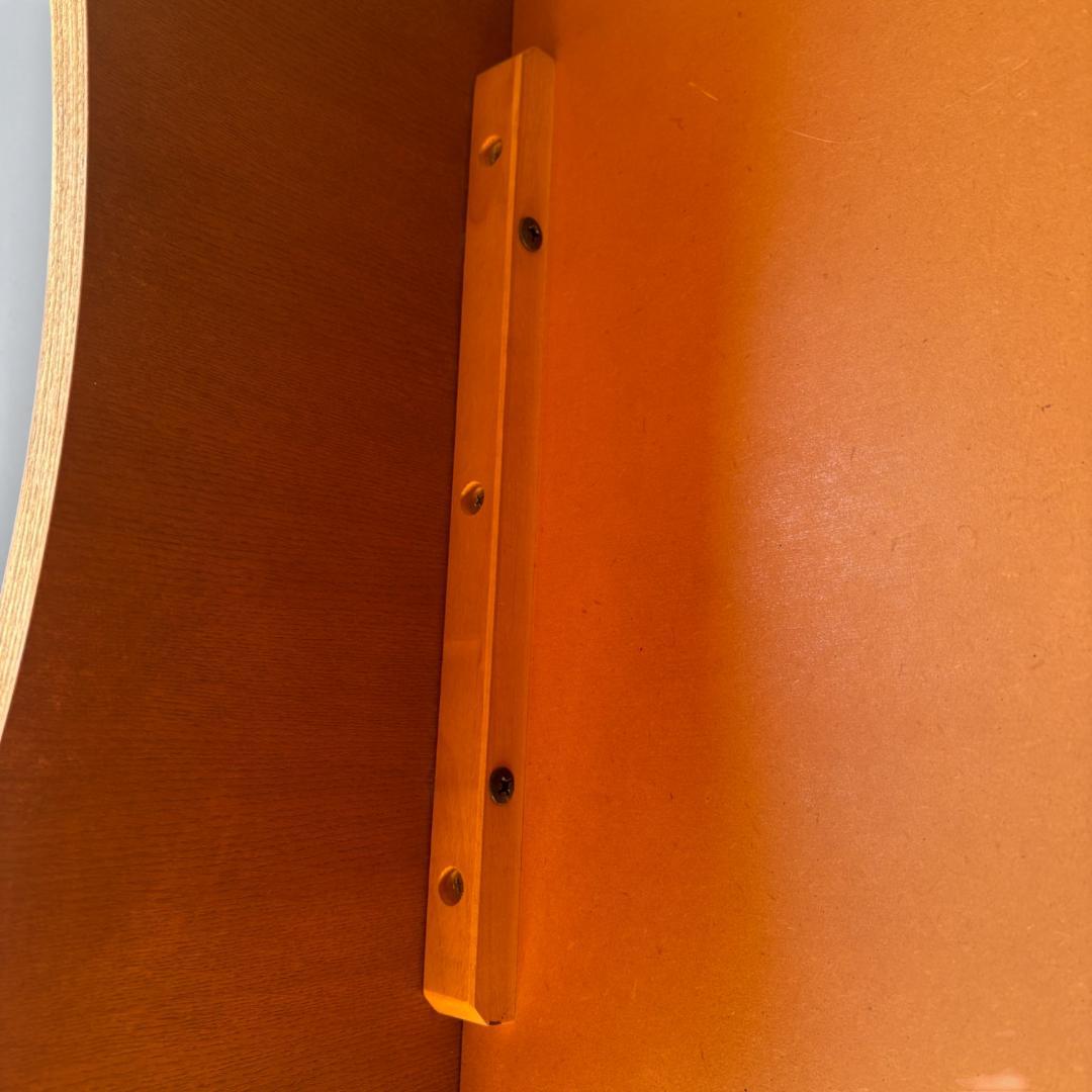 カリモク家具 リビングテーブル ガラス天板 135cm 曲木 センターテーブル