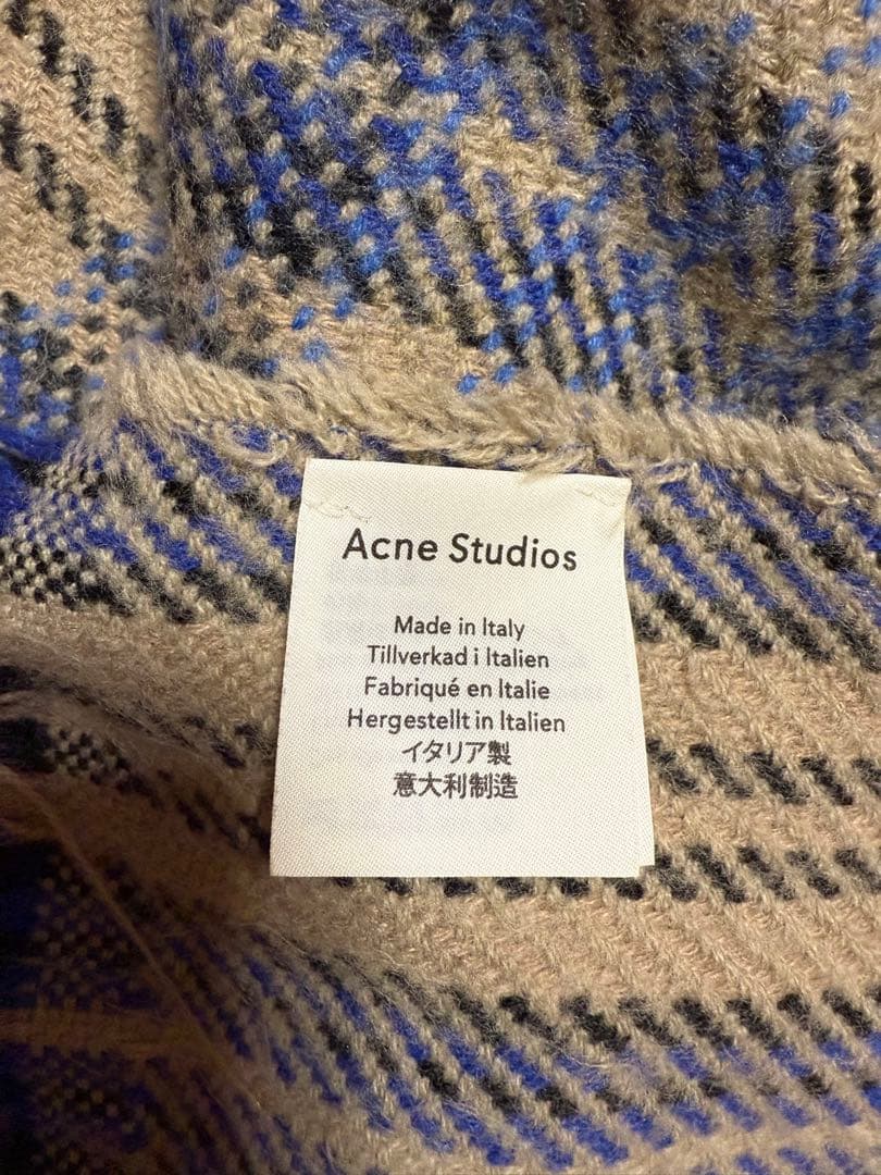 ☆pan☆Acne Studios チェック柄マフラー