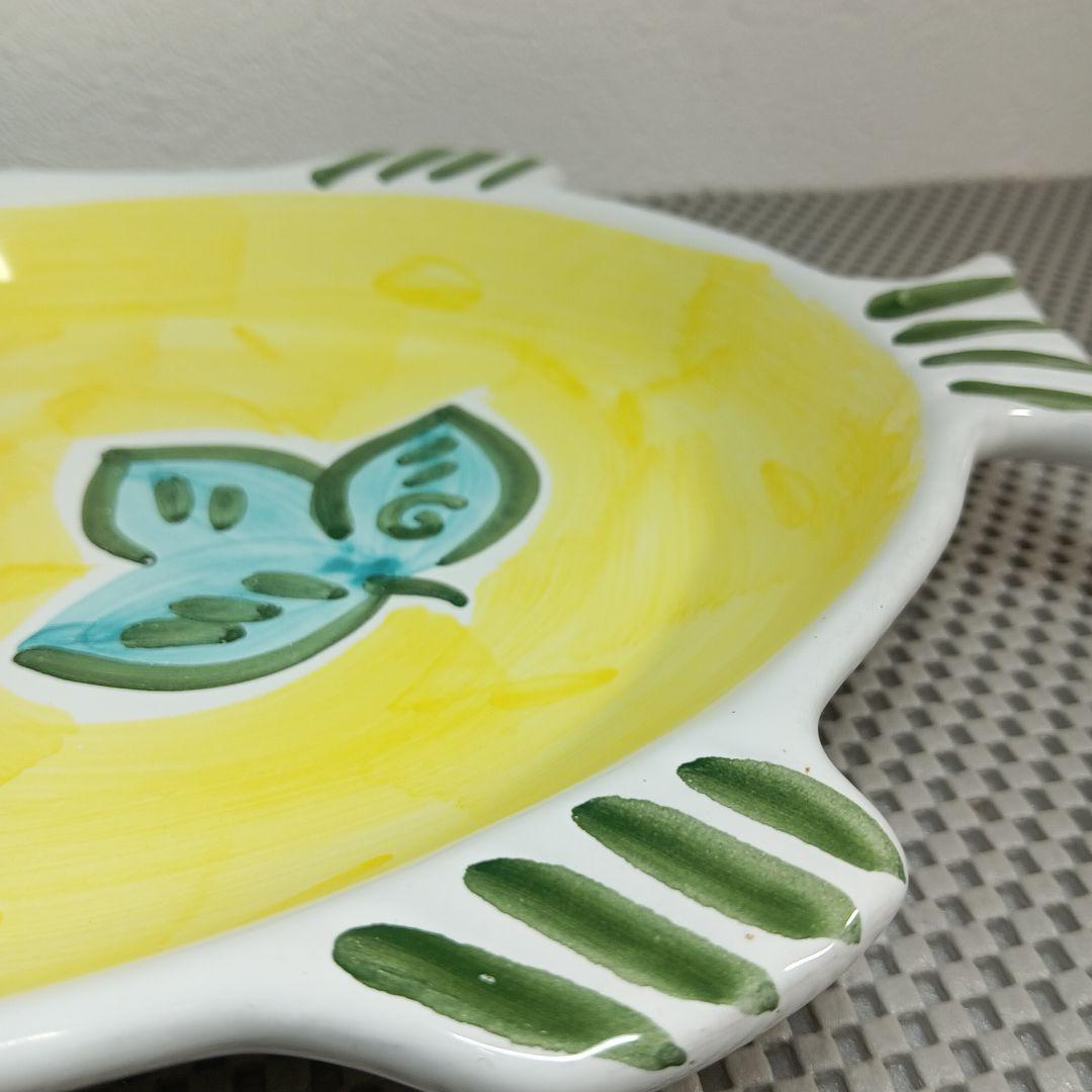 Caleca カレカ ハンドペイント フィッシュプラッター プレート 2枚セット