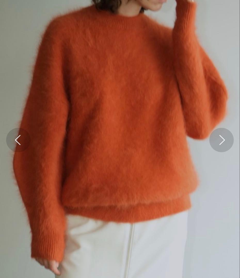早い者勝ちCLANE BULKY SLEEVE ANGORA KNIT TOPS