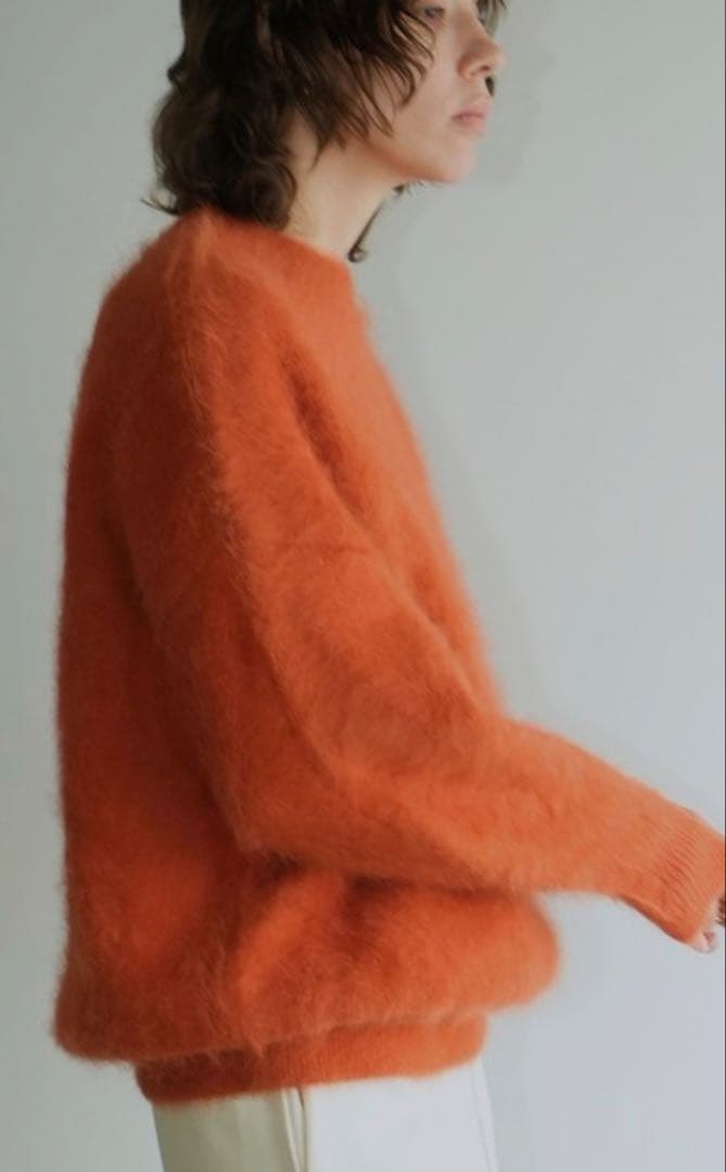 早い者勝ちCLANE BULKY SLEEVE ANGORA KNIT TOPS
