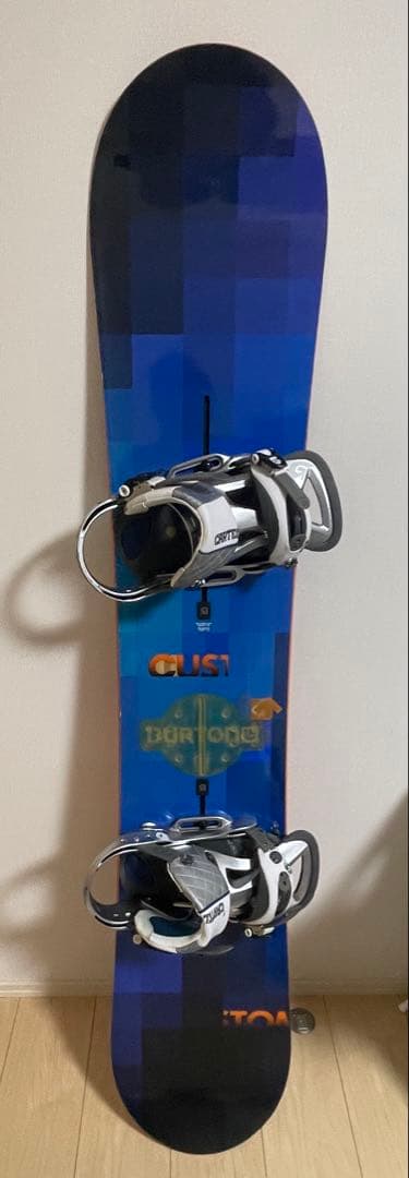 土日発送Burton スノーボード Custom156+ビンディングCartel