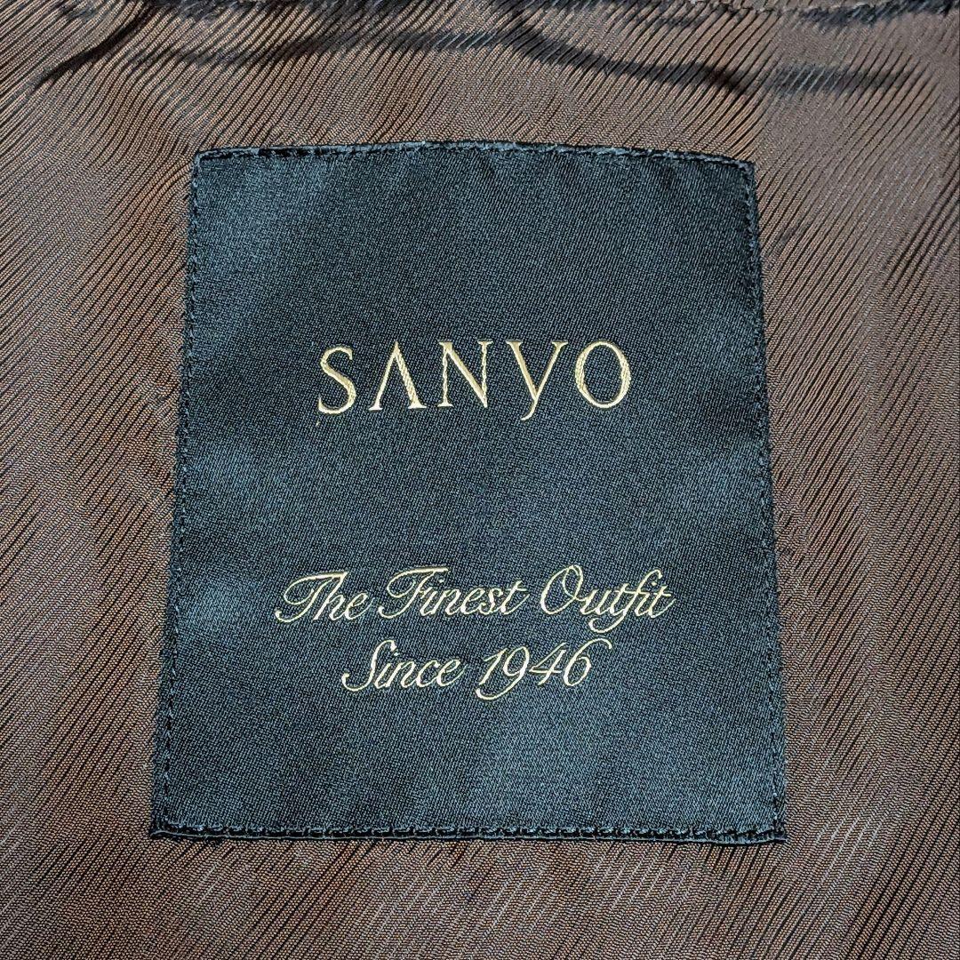 希少✨️胡桃ボタン✨️サンヨー 100年コート 未使用タグ付 ライナー付 日本製